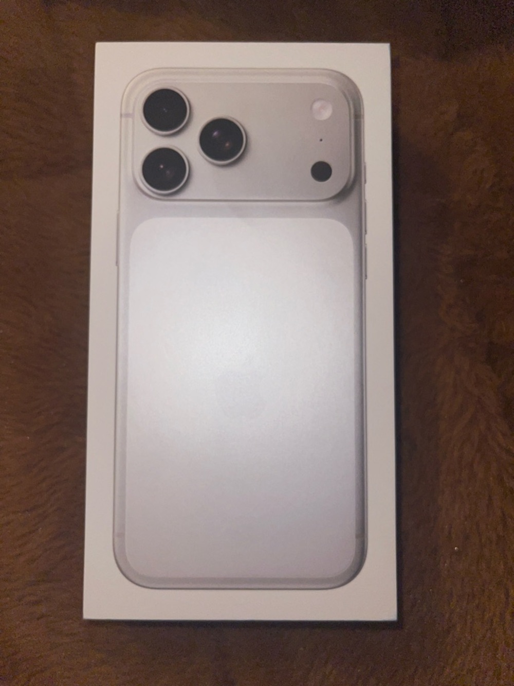 Apple iPhone 17 pro max empty Box - Silver 256GB with paper inserts. Intact seal